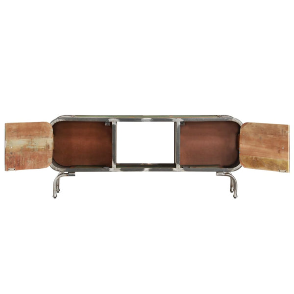 vidaXL TV Cabinet Multicolor 110x30x42 cm Solid Reclaimed Wood