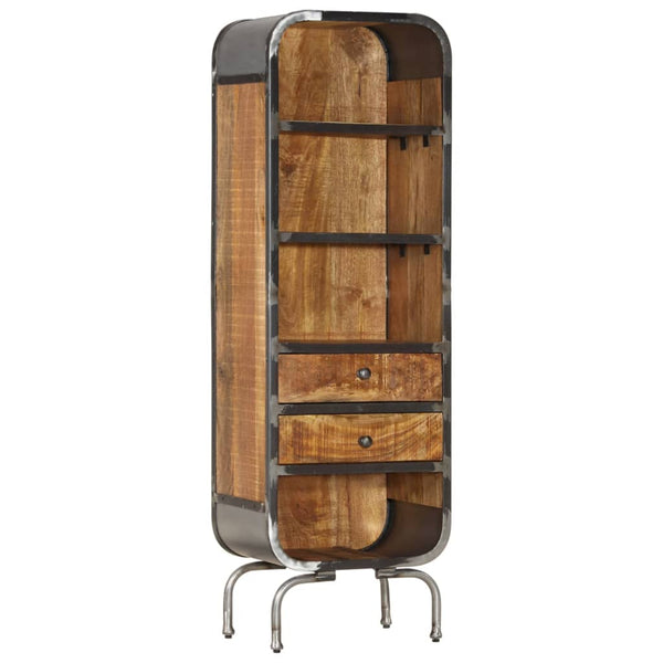 vidaXL Highboard 40x30x126 cm Solid Mango Wood