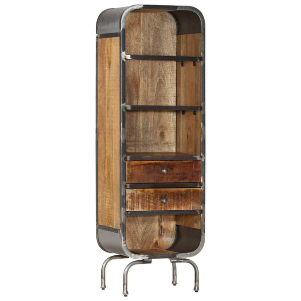 vidaXL Highboard 40x30x126 cm Solid Mango Wood