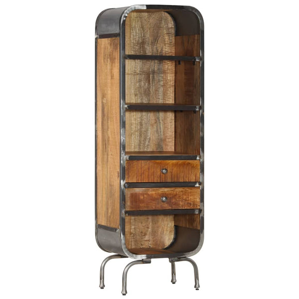vidaXL Highboard 40x30x126 cm Solid Mango Wood