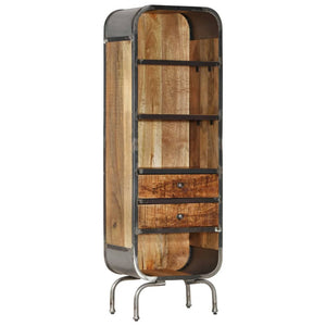 vidaXL Highboard 40x30x126 cm Solid Mango Wood