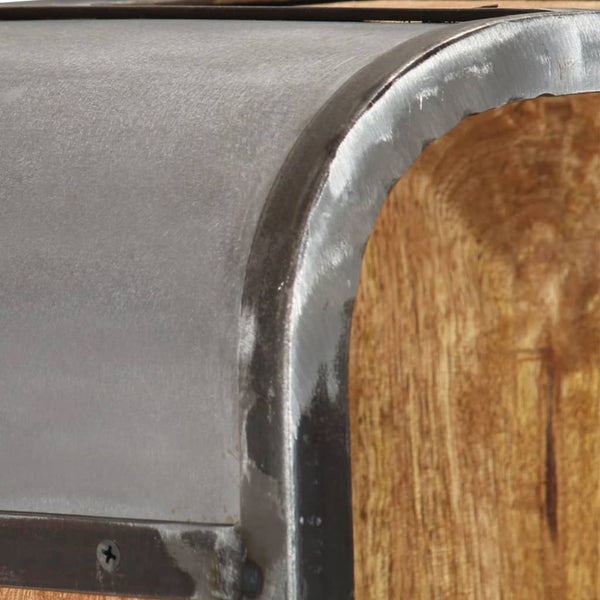 vidaXL Highboard 40x30x126 cm Solid Mango Wood