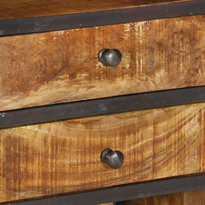 vidaXL Highboard 40x30x126 cm Solid Mango Wood