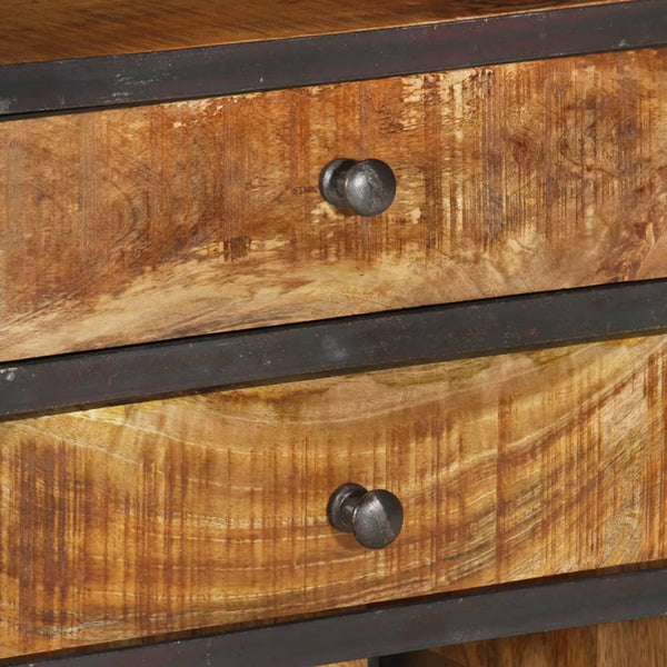 vidaXL Highboard 40x30x126 cm Solid Mango Wood