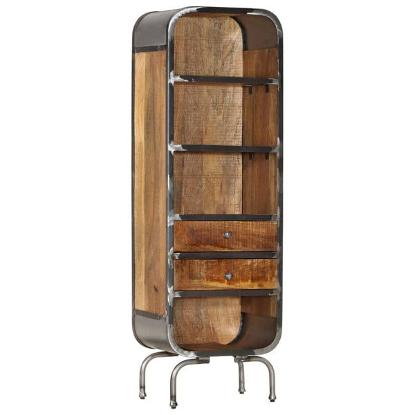 vidaXL Highboard 40x30x126 cm Solid Mango Wood