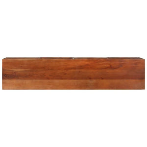 vidaXL TV Cabinet 140x30x35 cm Solid Acacia Wood