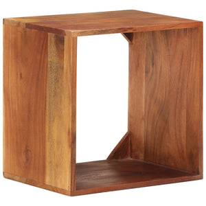 Wandregal Akazie Massivholz 40x30x40 cm