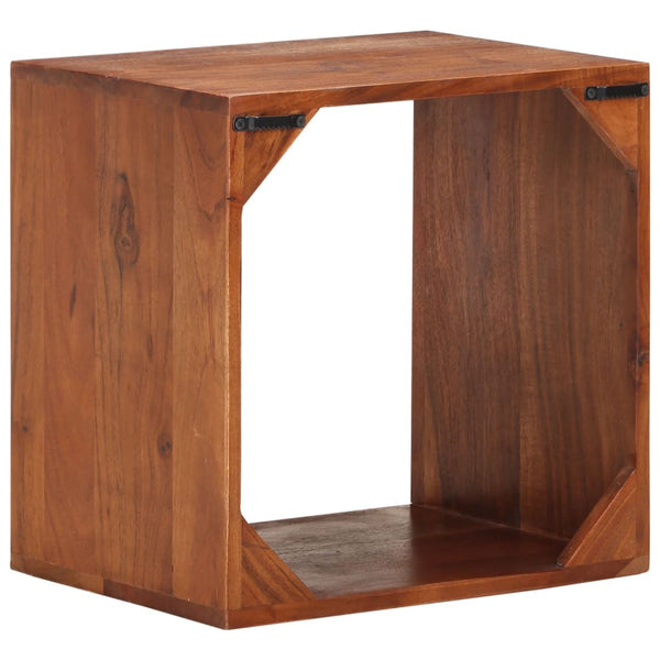 Wandregal Akazie Massivholz 40x30x40 cm