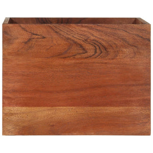 Wandregal Akazie Massivholz 40x30x40 cm