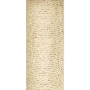 vidaXL Cat Tree with Sisal Scratching Posts Cream 155 cm