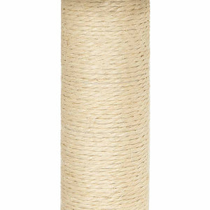 vidaXL Cat Tree with Sisal Scratching Posts Light Grey 155 cm