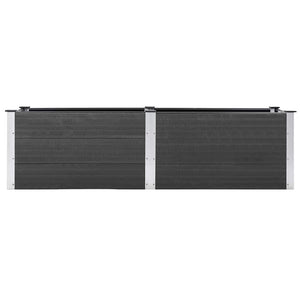 vidaXL Garden Raised Bed 200x50x54 cm WPC Grey