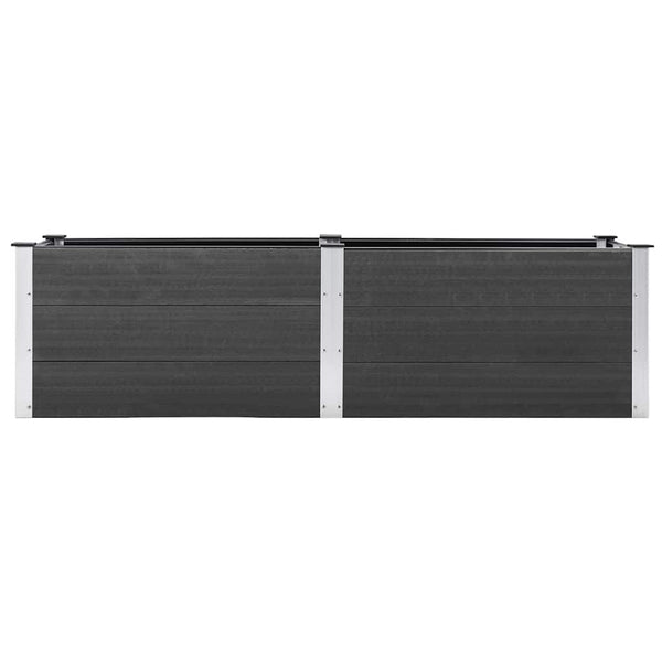 vidaXL Garden Raised Bed 200x50x54 cm WPC Grey