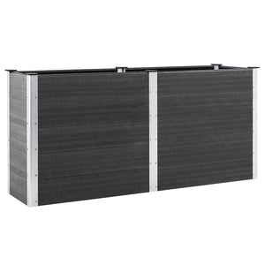 vidaXL Raised Garden Bed 200x50x91 cm WPC Grey