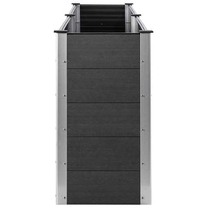 vidaXL Raised Garden Bed 200x50x91 cm WPC Grey