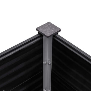vidaXL Raised Garden Bed 200x50x91 cm WPC Grey