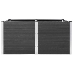 vidaXL Garden Raised Bed 200x100x91 cm WPC Grey