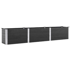 vidaXL Raised Garden Bed 300x50x54 cm WPC Grey