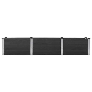 vidaXL Raised Garden Bed 300x50x54 cm WPC Grey