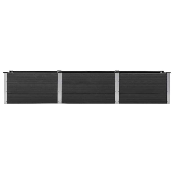 vidaXL Raised Garden Bed 300x50x54 cm WPC Grey