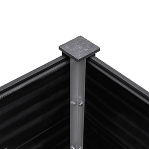 vidaXL Raised Garden Bed 300x50x54 cm WPC Grey