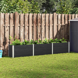 vidaXL Raised Garden Bed 300x50x54 cm WPC Grey