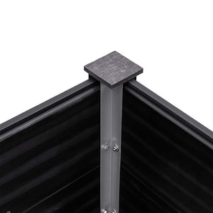 vidaXL Garden Raised Bed 300x100x91 cm WPC Grey
