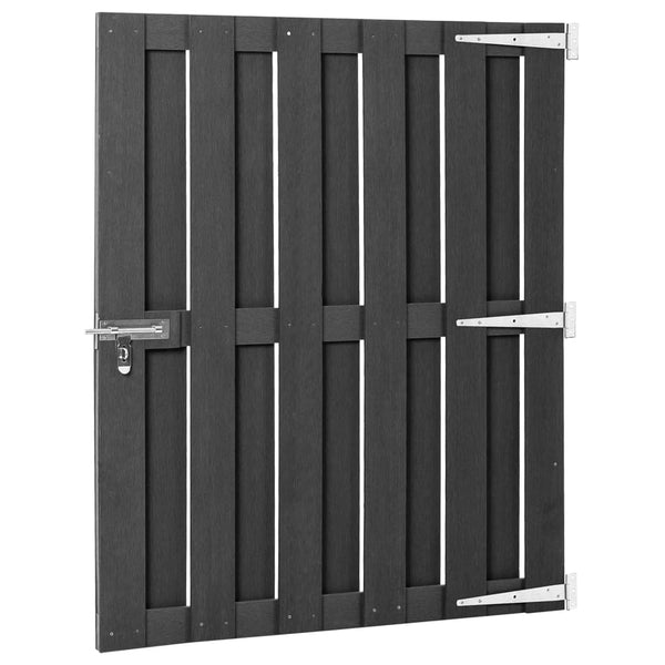 vidaXL WPC Garden Gate 100x112 cm Grey
