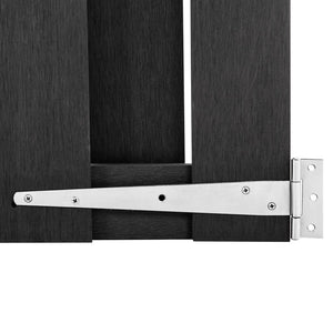 vidaXL WPC Garden Gate 100x112 cm Grey