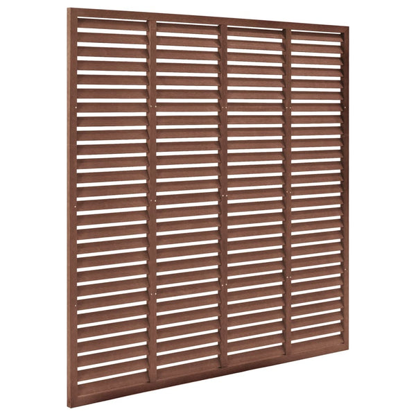 vidaXL WPC Slat Fence 180x180 cm Brown