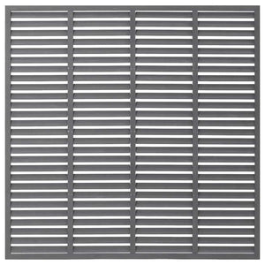 vidaXL Slat Fence WPC 180x180 cm Grey