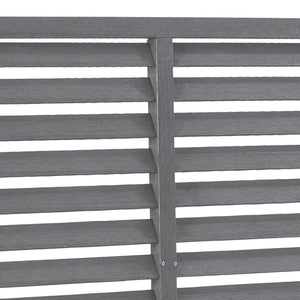 vidaXL Slat Fence WPC 180x180 cm Grey