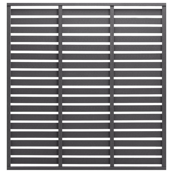 vidaXL WPC Fence Panel 180x180 cm Grey
