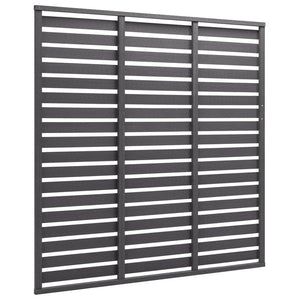 vidaXL WPC Fence Panel 180x180 cm Grey