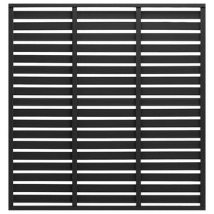 vidaXL WPC Fence Panel 180x180 cm Black