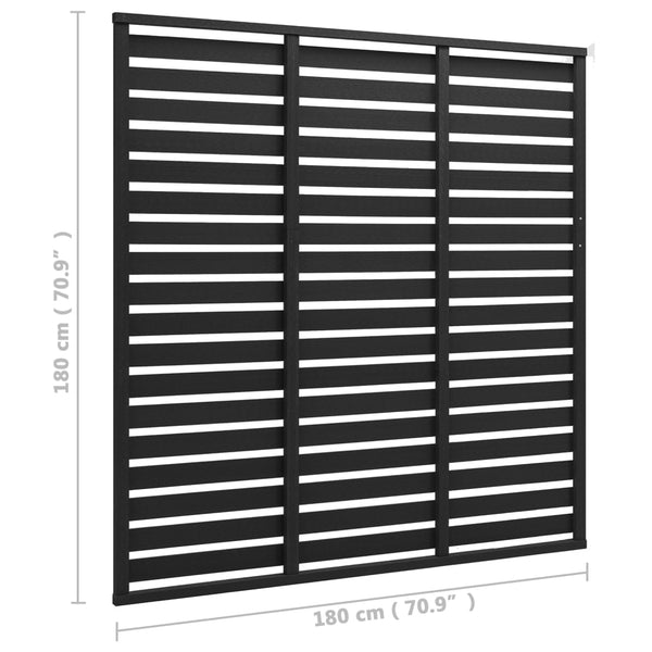 vidaXL WPC Fence Panel 180x180 cm Black
