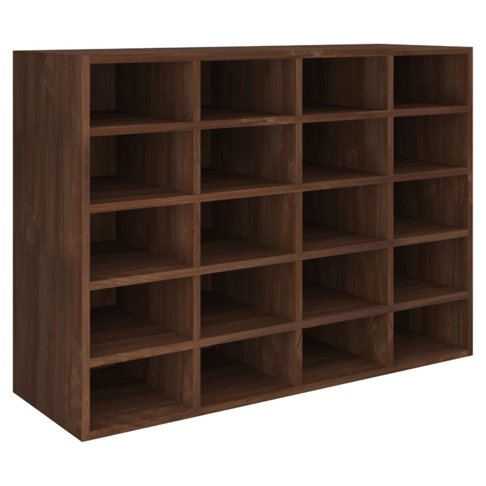 vidaXL Shoe Rack Engineered Wood 92x30x67.5 cm Brown Oak Look