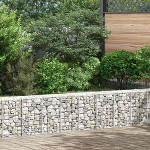 vidaXL Gabion Raised Garden Beds 3 pcs 30x30x50 cm Iron