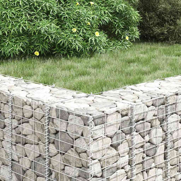 vidaXL Gabion Raised Garden Beds 3 pcs 30x30x50 cm Iron