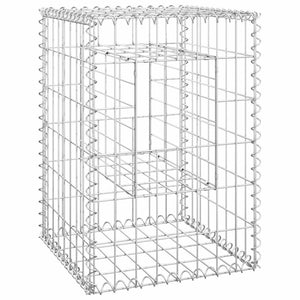 vidaXL Gabion Columns 2 pcs 40x40x60 cm Iron