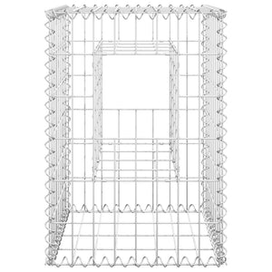 vidaXL Gabion Columns 2 pcs 40x40x60 cm Iron