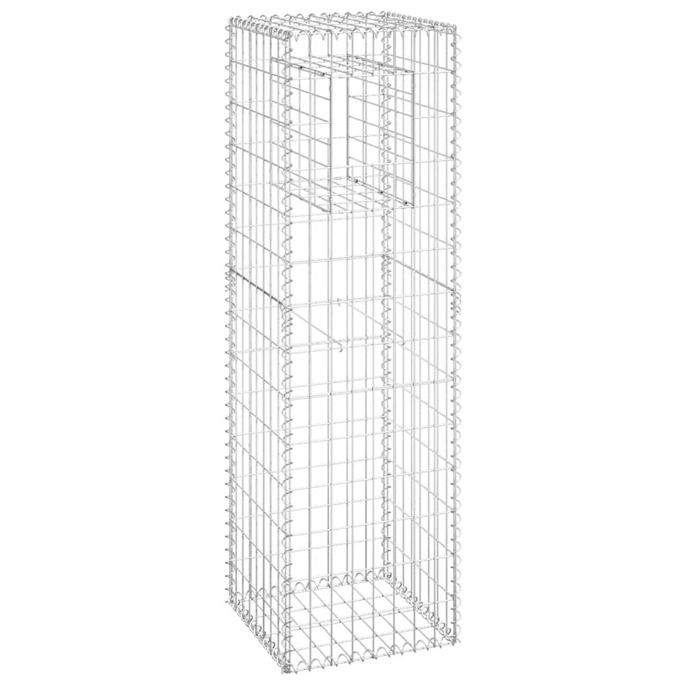 vidaXL Gabion Column 40x40x140 cm Iron