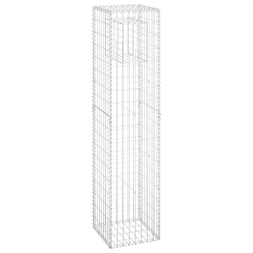 vidaXL Gabion Post 40x40x180 cm Iron