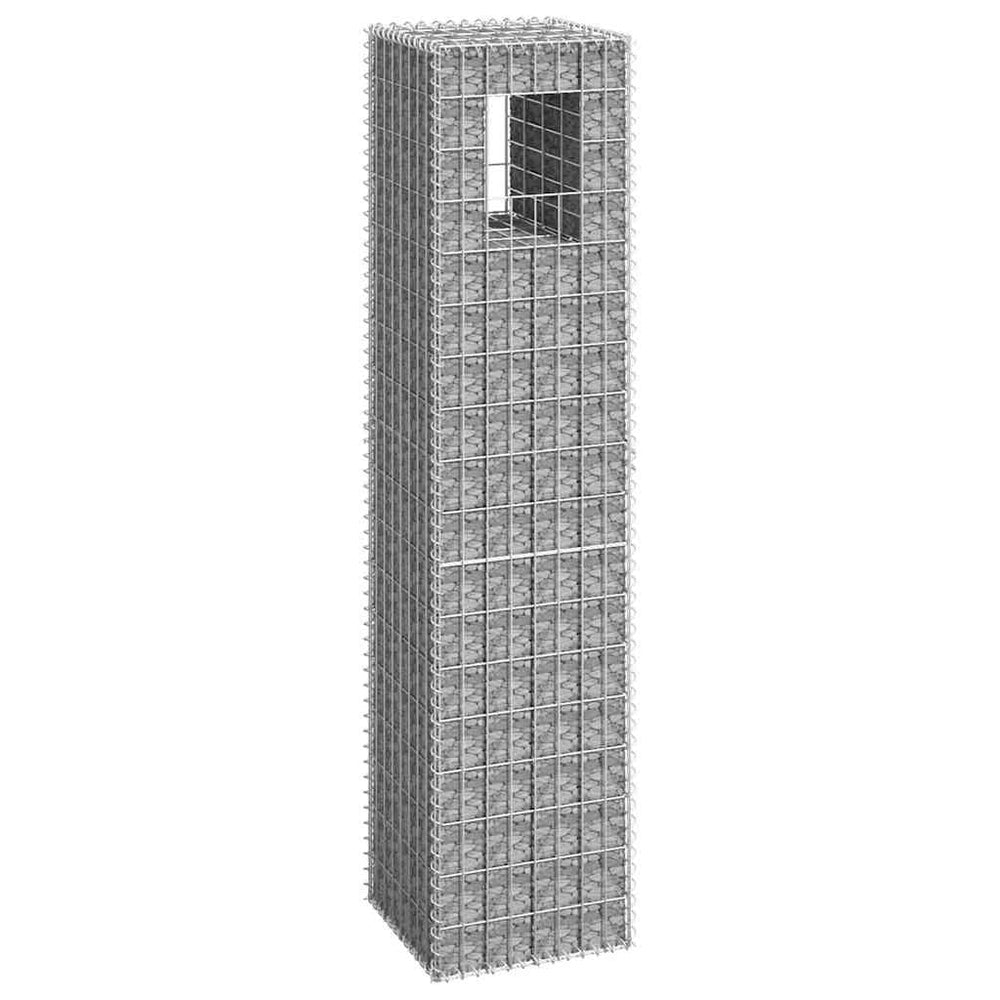 vidaXL Gabion Post 40x40x180 cm Iron