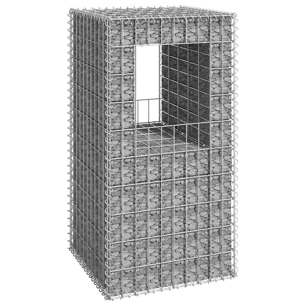 vidaXL Gabion Column 50x50x100 cm Iron