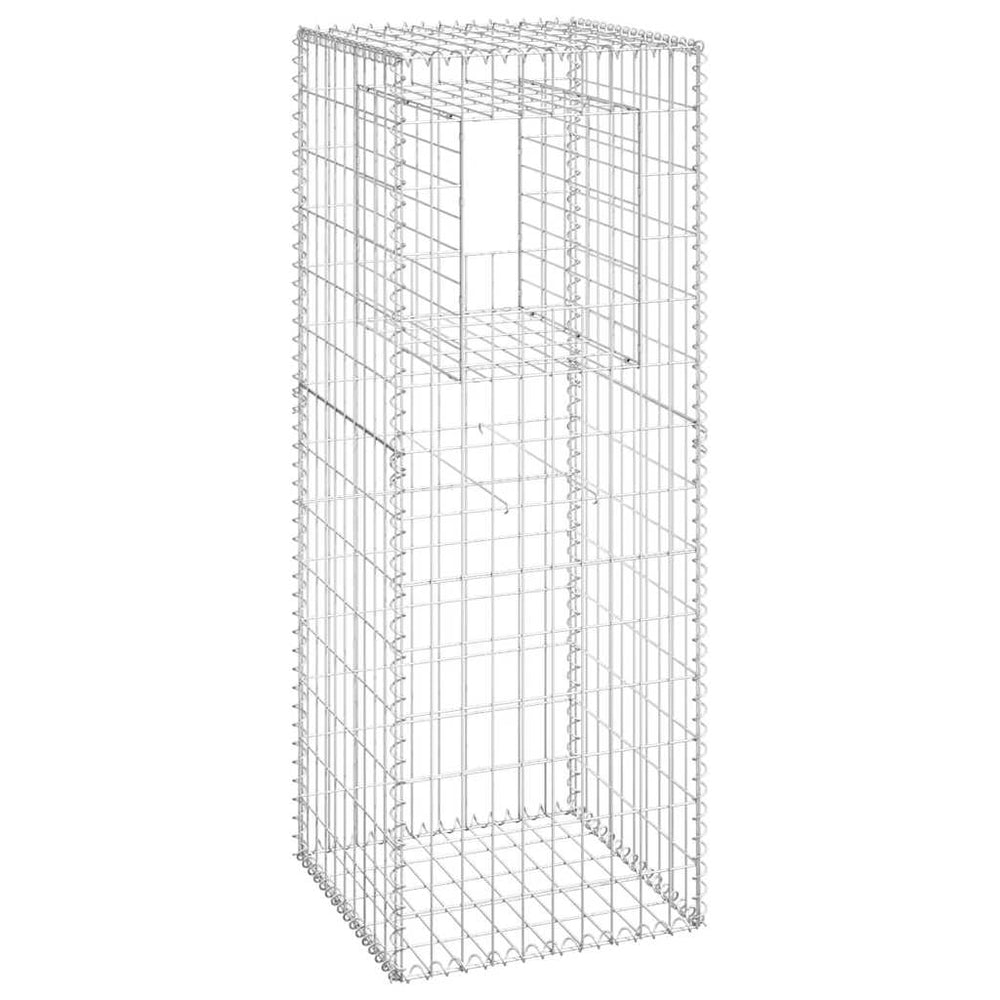 vidaXL Gabion Column 50x50x140 cm Iron
