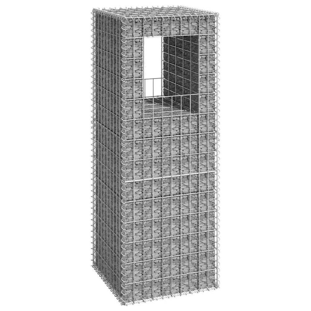 vidaXL Gabion Column 50x50x140 cm Iron