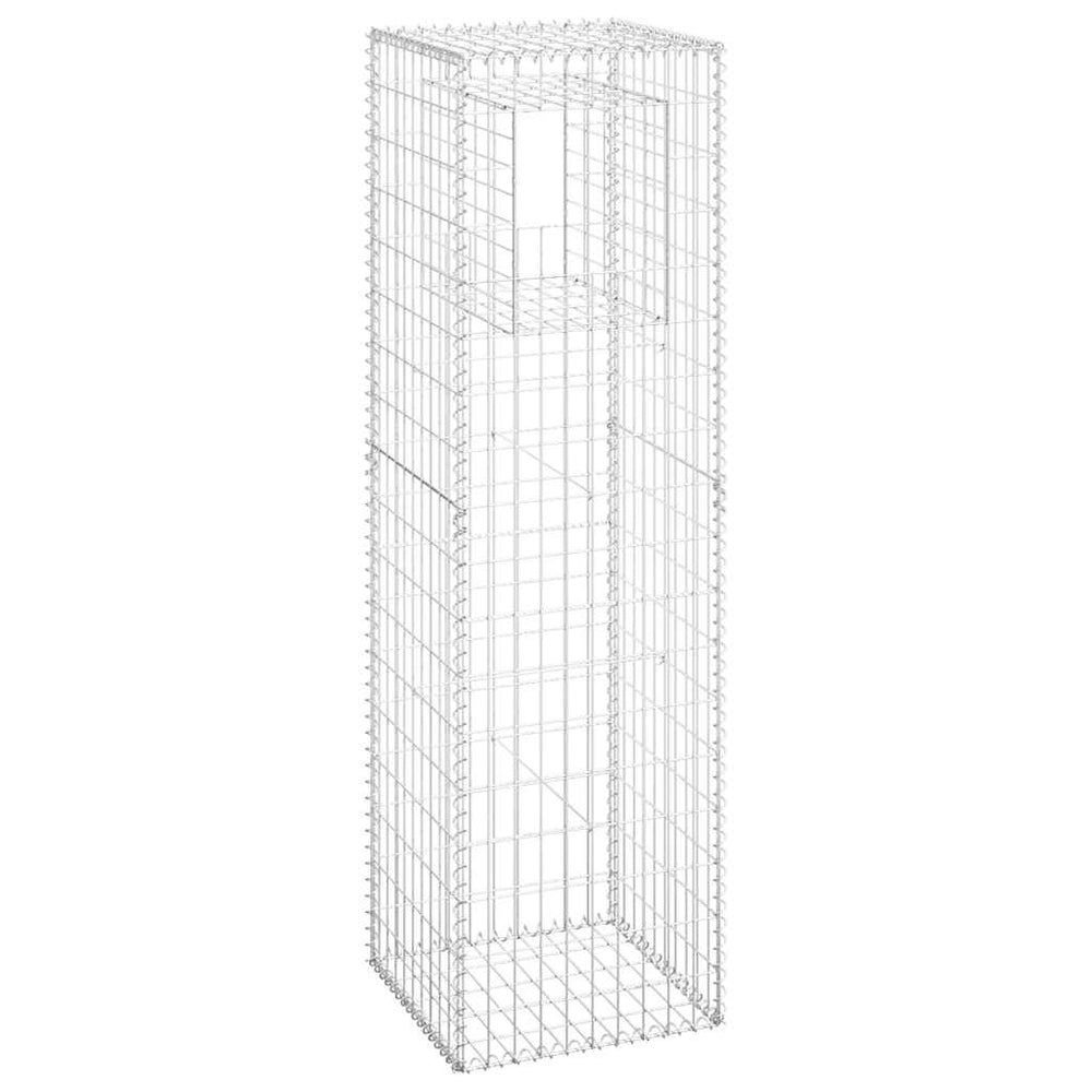 vidaXL Gabion Column 50x50x180 cm Iron