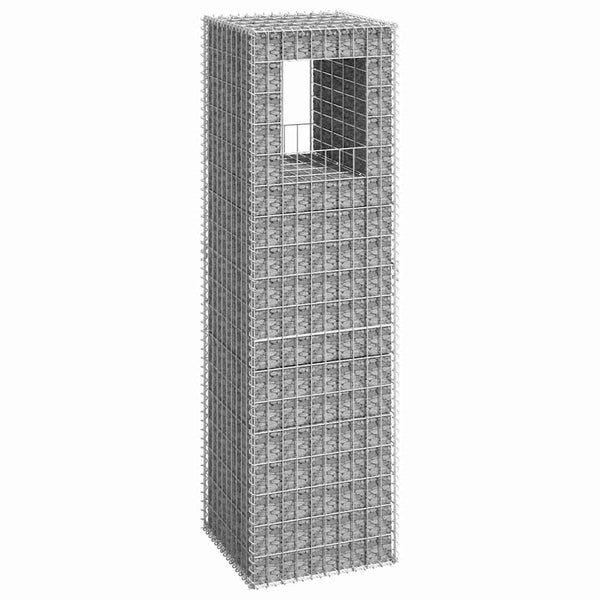 vidaXL Gabion Column 50x50x180 cm Iron