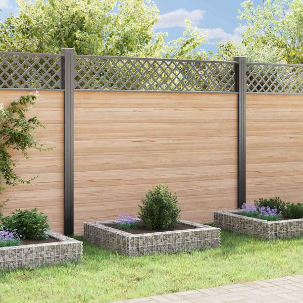 vidaXL Raised Garden Bed Galvanized Steel 100x100x20 cm